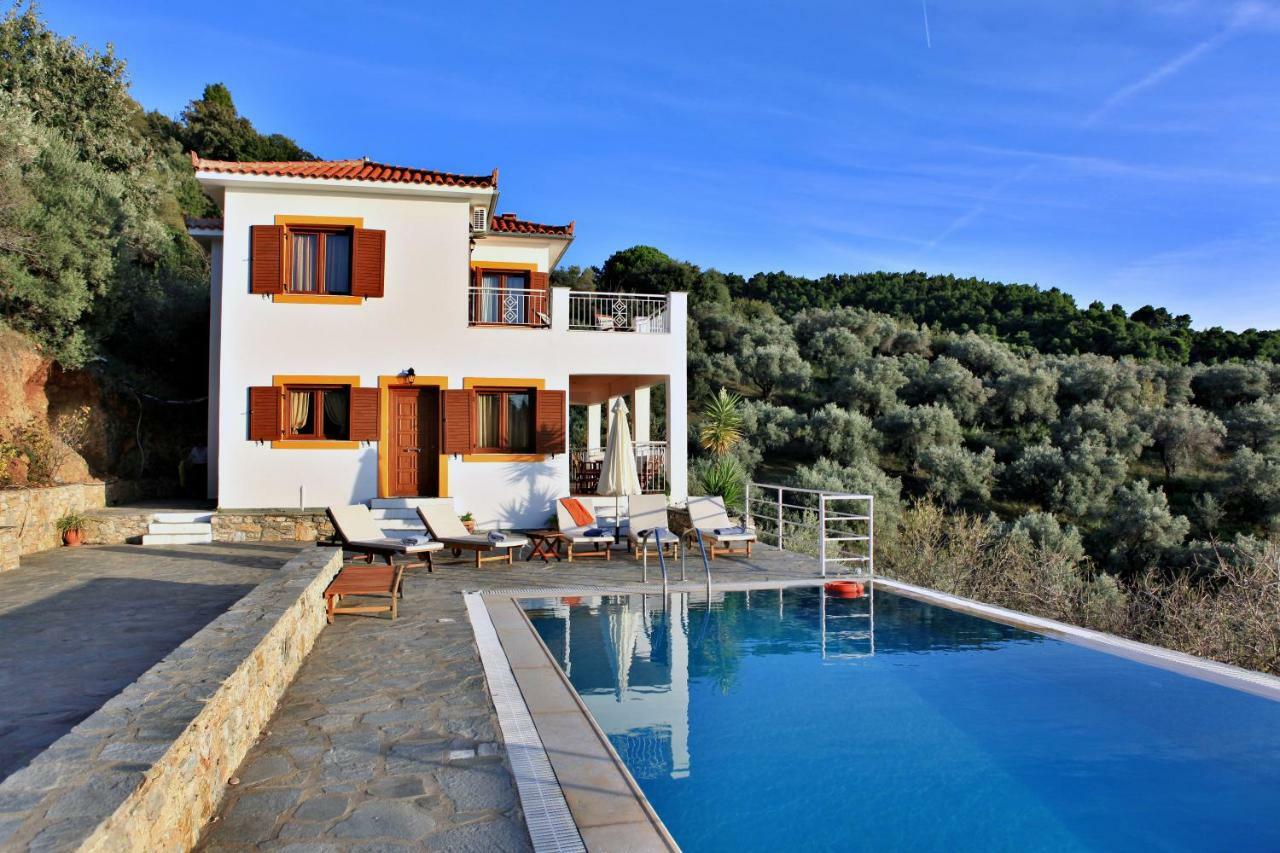 Villa Malena Glossa Buitenkant foto